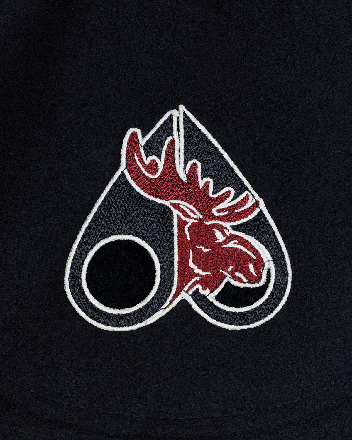 NHL X MOOSE KNUCKLES TEAM BOMBER JACKET-BLACK/SUMAC/BONE