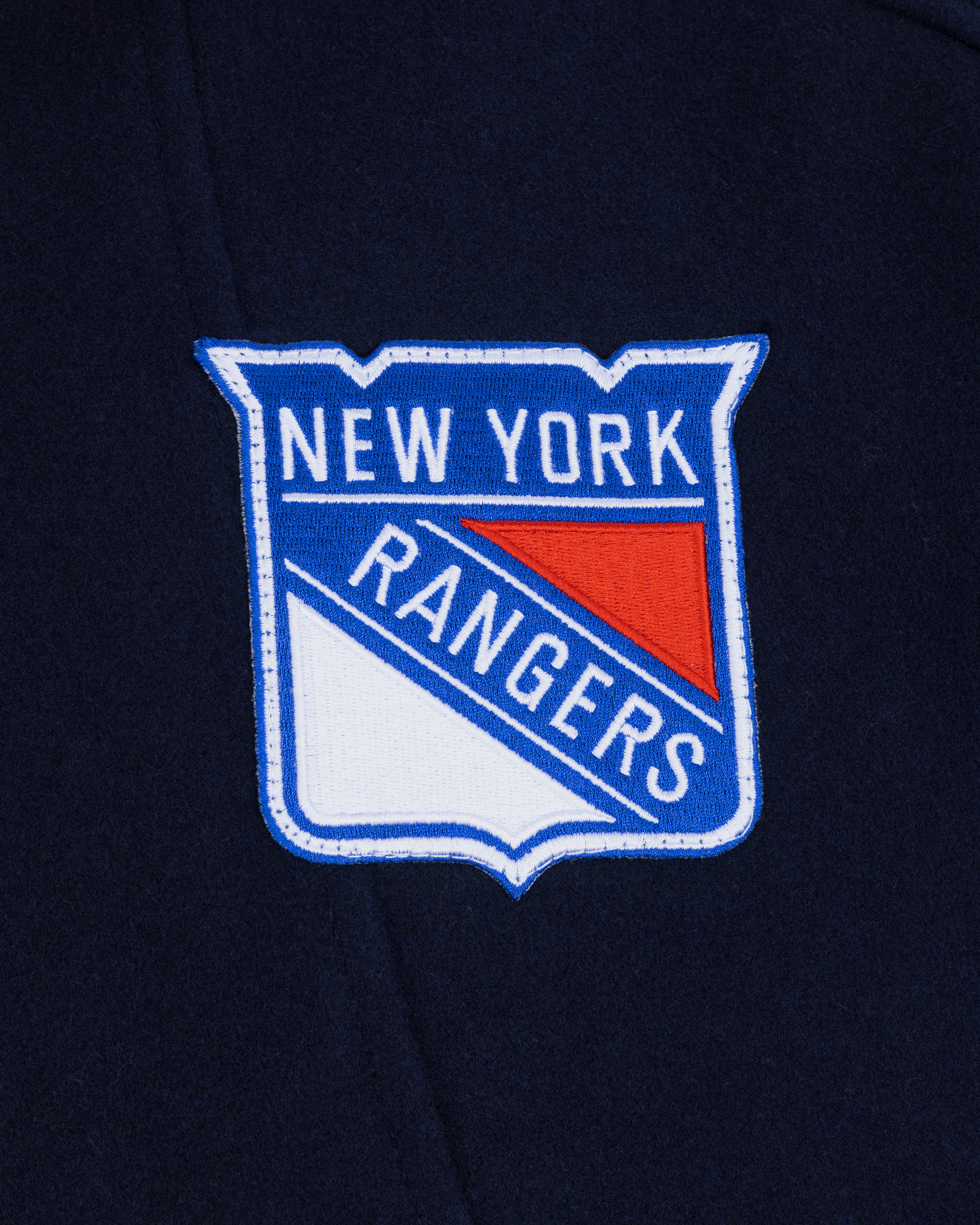 BLOUSON AVIATEUR NHL X MOOSE KNUCKLES RANGERS-BLEU MARINE/ROUGE/OS/NOIR