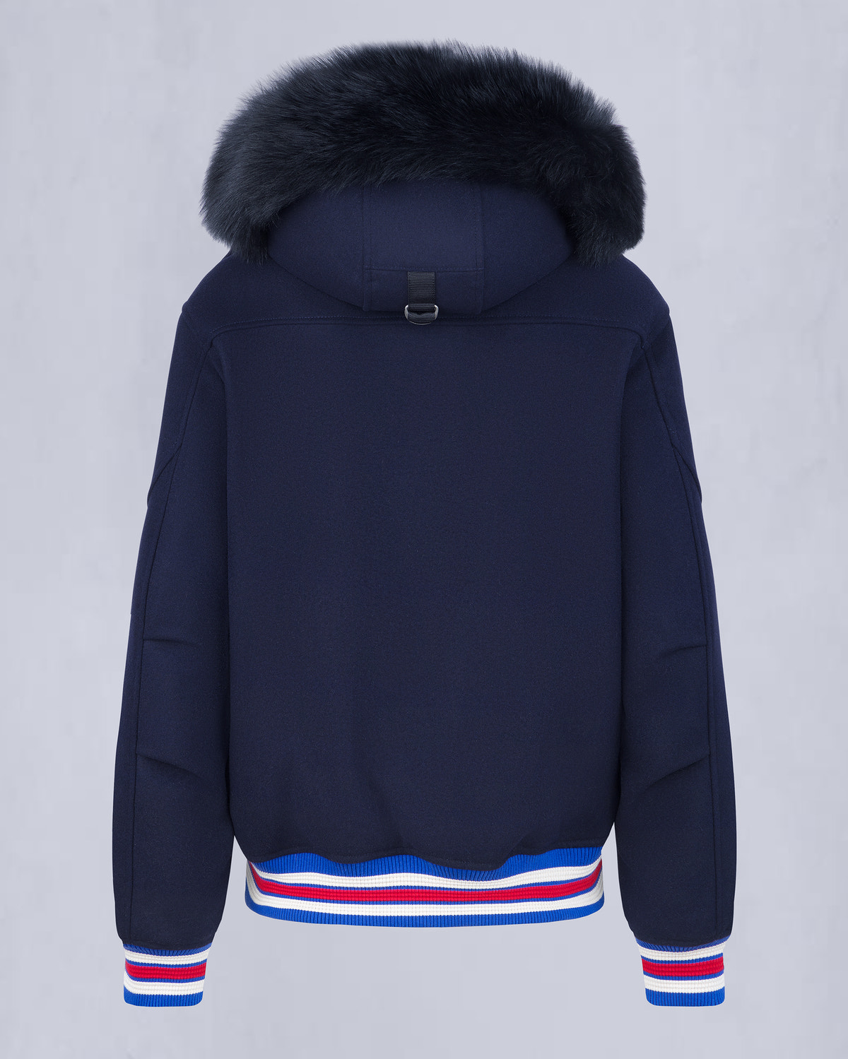 BLOUSON AVIATEUR NHL X MOOSE KNUCKLES RANGERS-BLEU MARINE/ROUGE/OS/NOIR