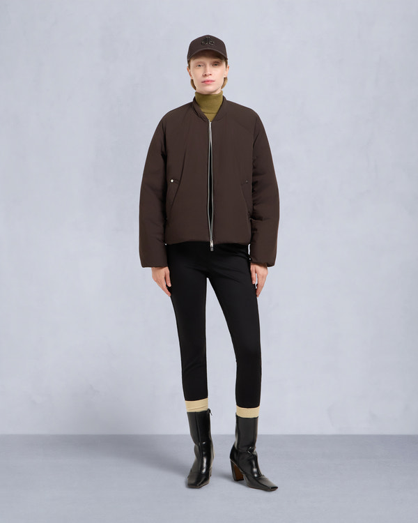 TEGAN BOMBER JACKET-ESPRESSO