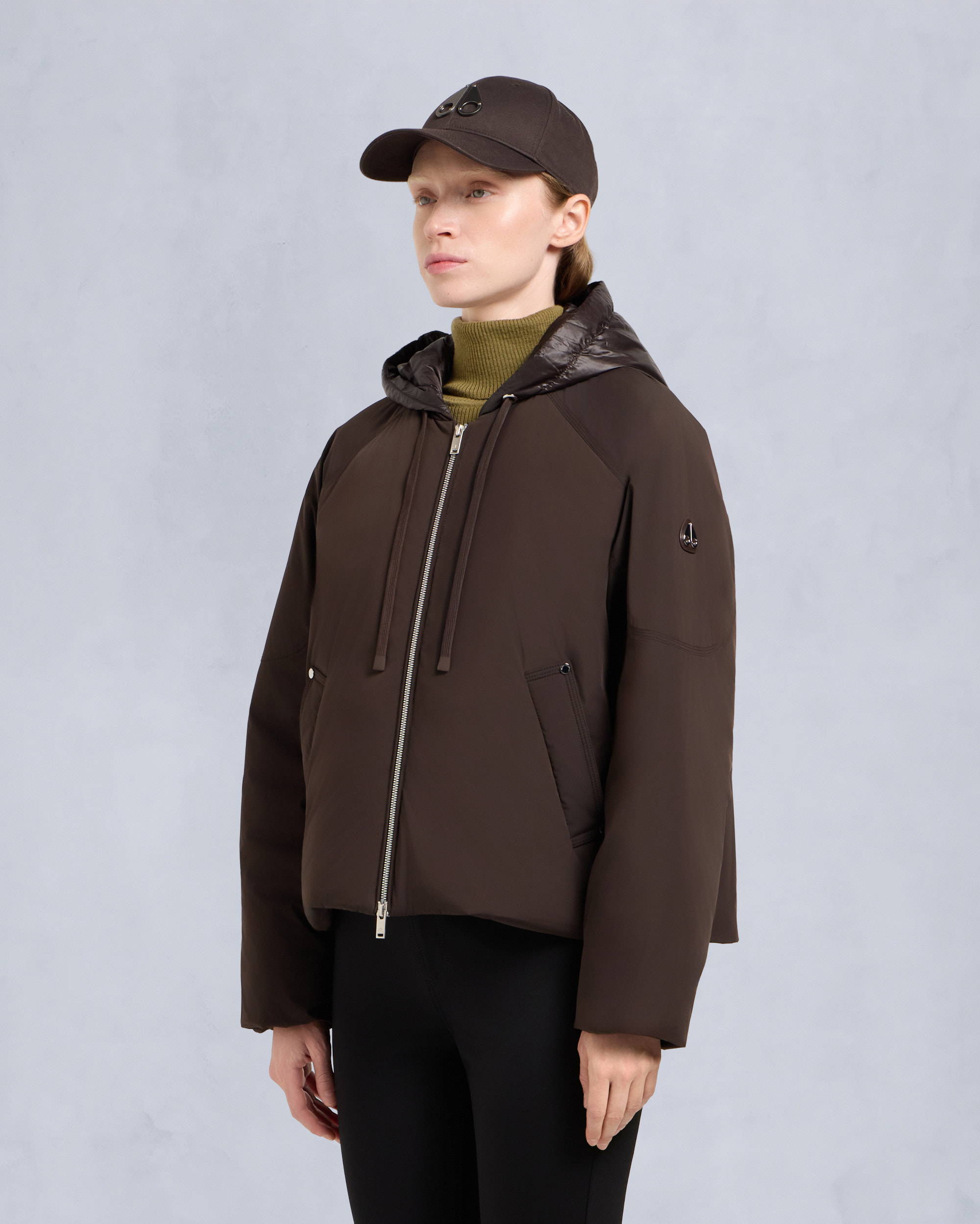 TEGAN BOMBER JACKET-ESPRESSO