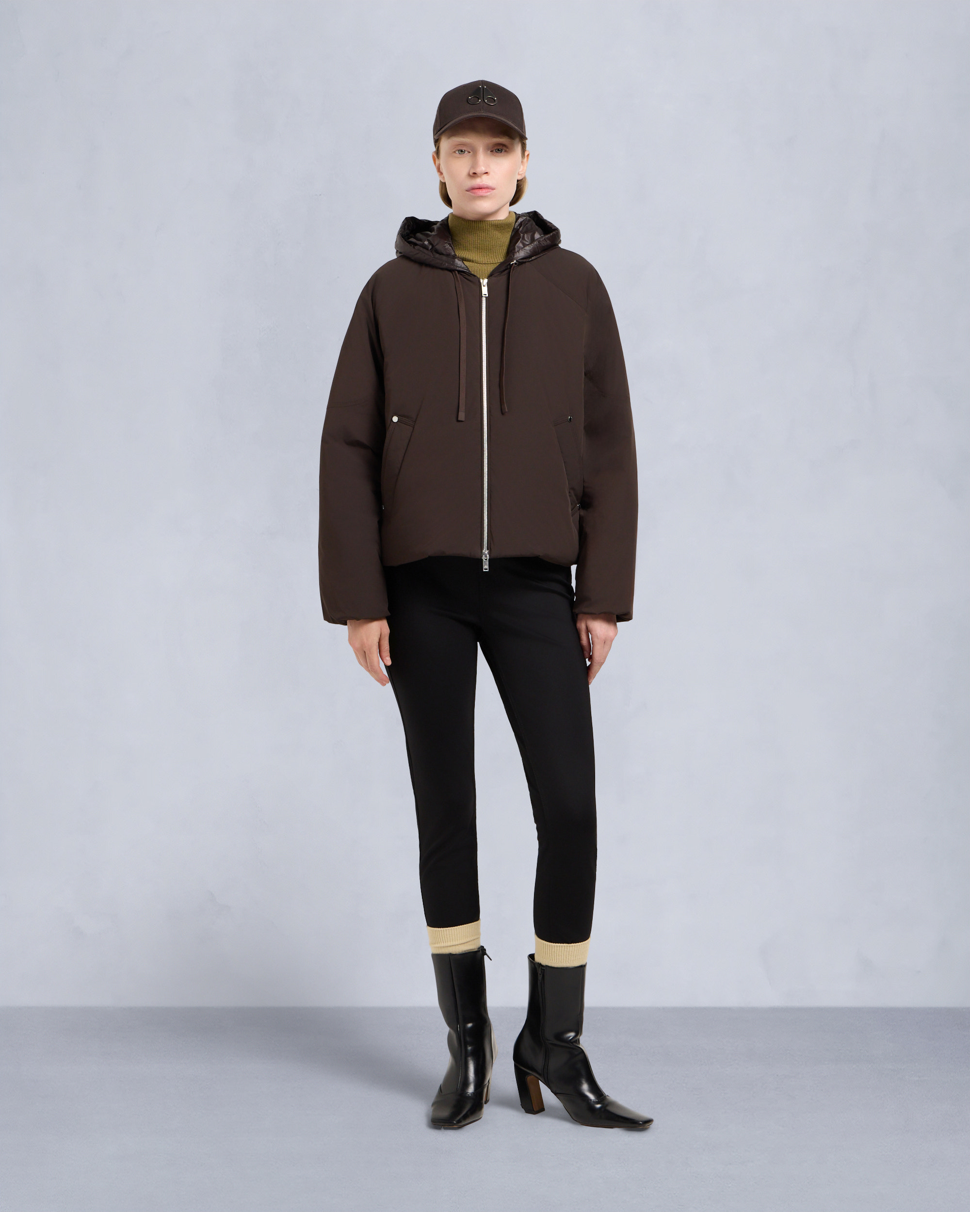 TEGAN BOMBER JACKET-ESPRESSO
