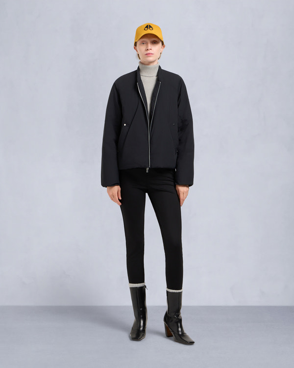 TEGAN BOMBER JACKET-BLACK