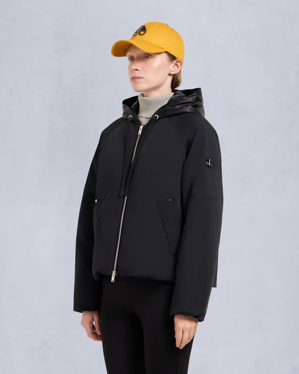 TEGAN BOMBER JACKET-BLACK