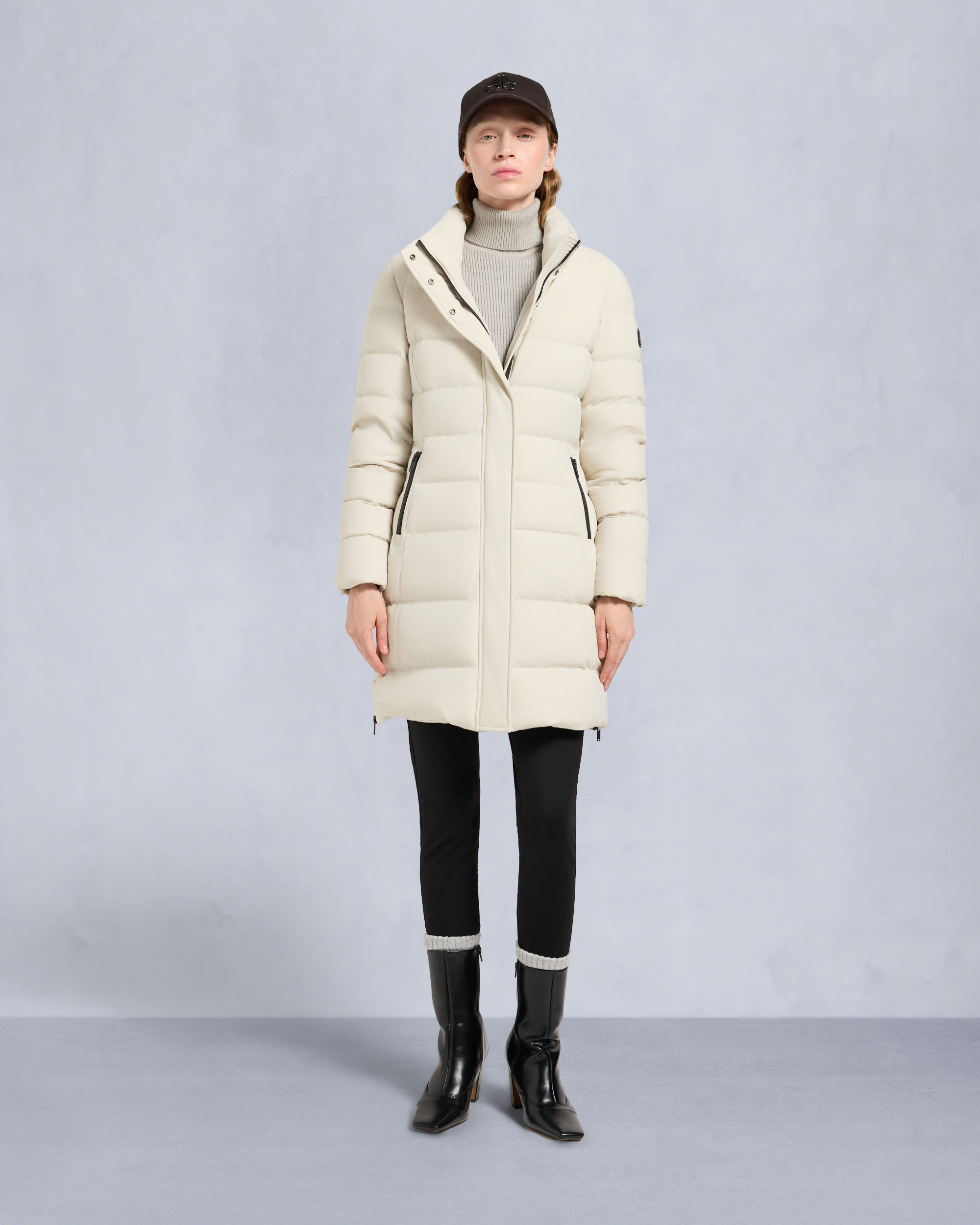 NYLUXE WATERSHED 3 PARKA-ALABASTER