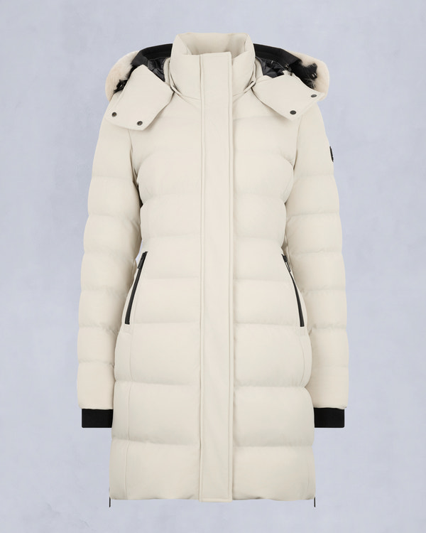 NYLUXE WATERSHED 3 PARKA-ALABASTER