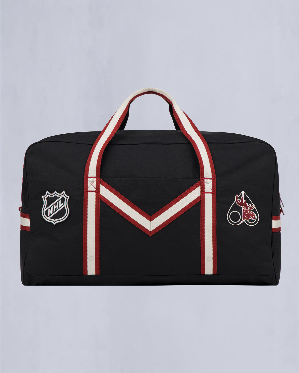 SAC D'ÉQUIPE NHL X MOOSE KNUCKLES-NOIR/SUMAC/OS