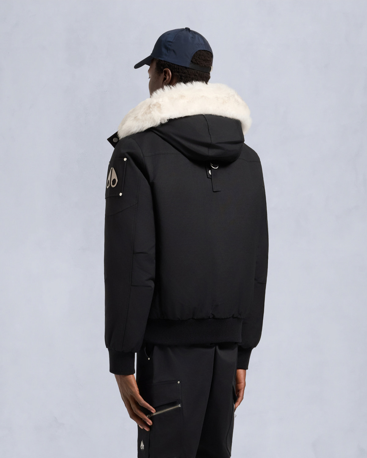 ORIGINAL BALLISTIC NEOSHEAR BOMBER JACKET-BLACK/NATURAL