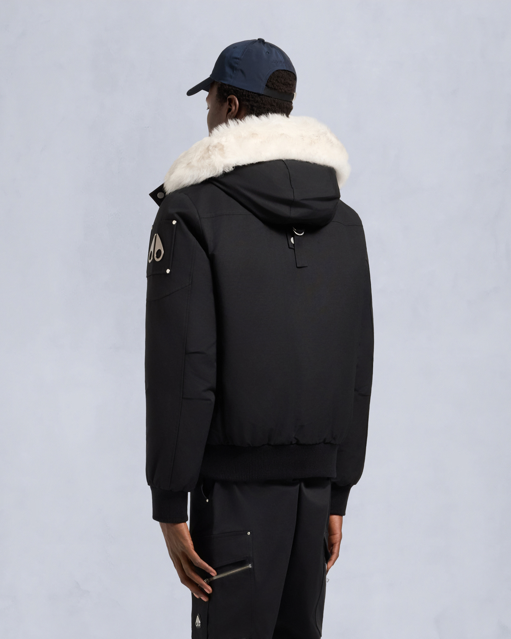 ORIGINAL BALLISTIC NEOSHEAR BOMBER JACKET-BLACK/NATURAL