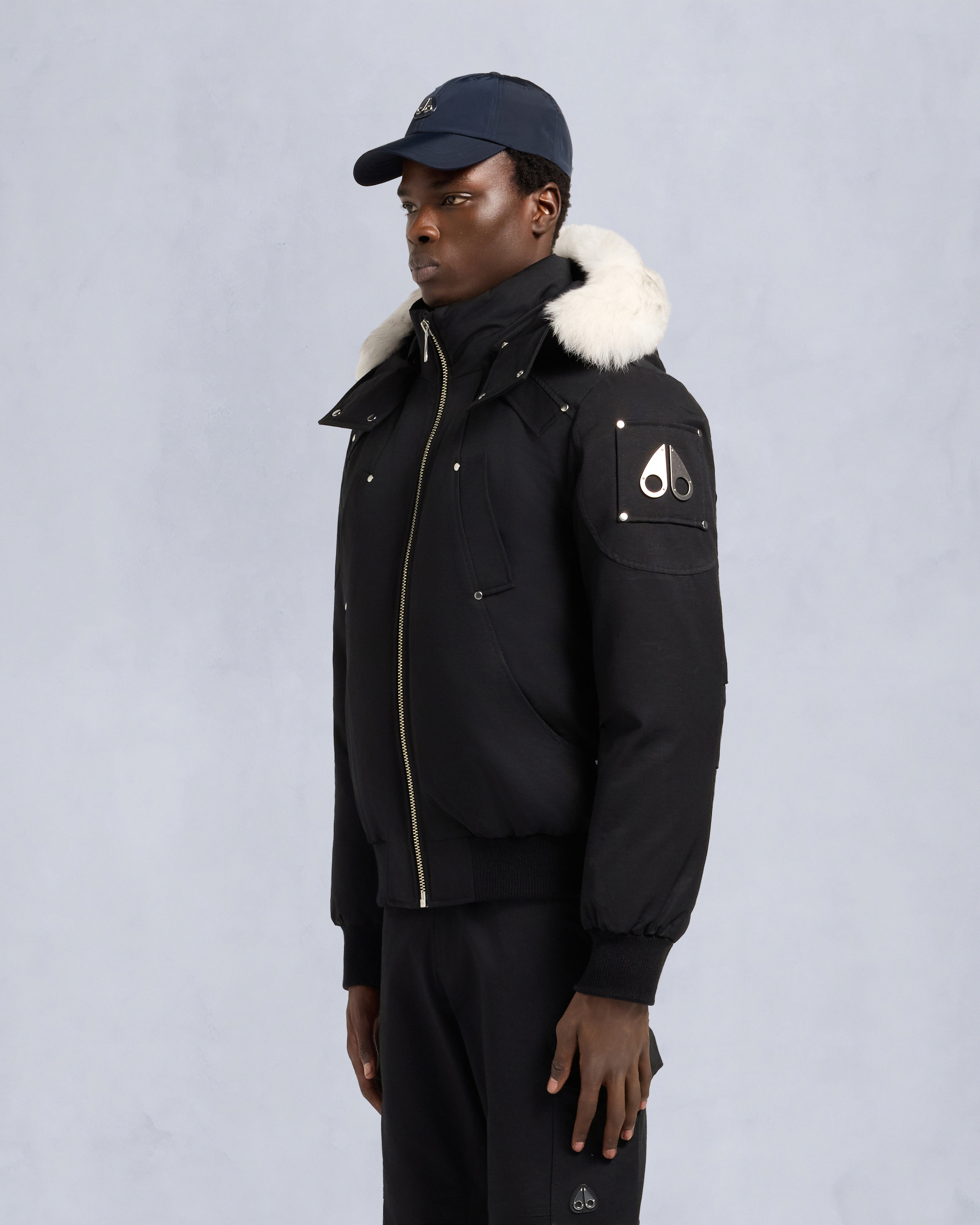 ORIGINAL BALLISTIC NEOSHEAR BOMBER JACKET-BLACK/NATURAL