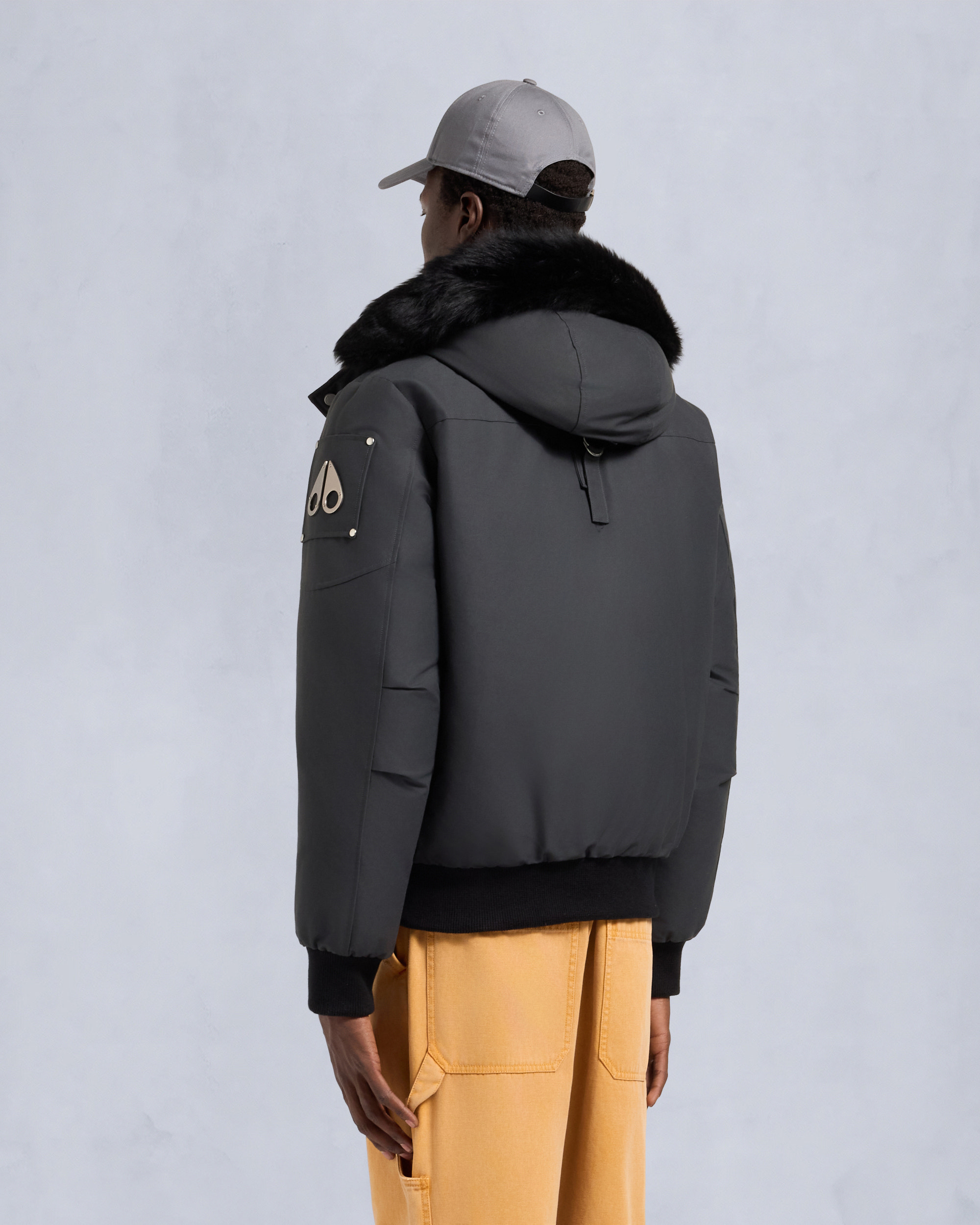 ORIGINAL BALLISTIC NEOSHEAR BOMBER JACKET-CEMENT/BLACK