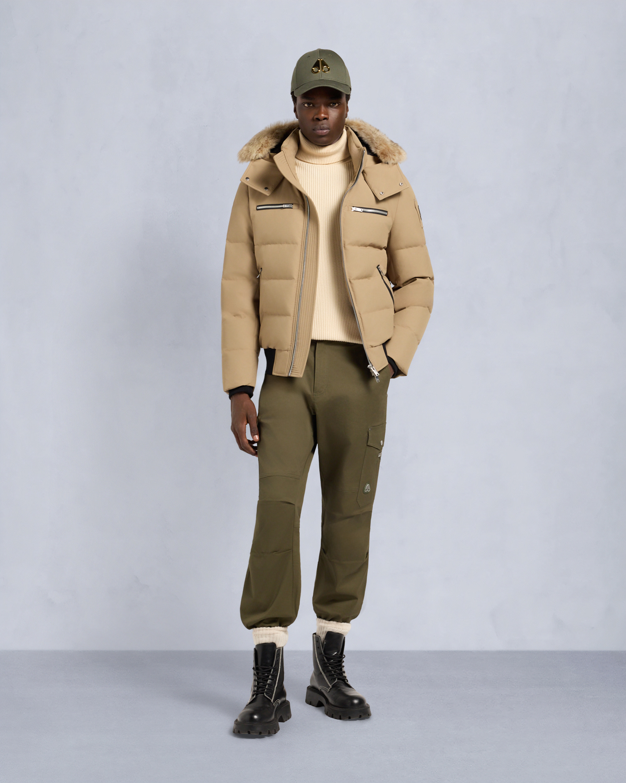CLOUD SHEARLING BOMBER JACKET