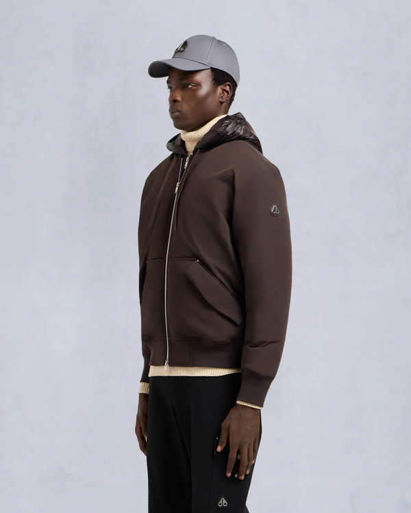 BLOUSON AVIATEUR BRIXTON-ESPRESSO