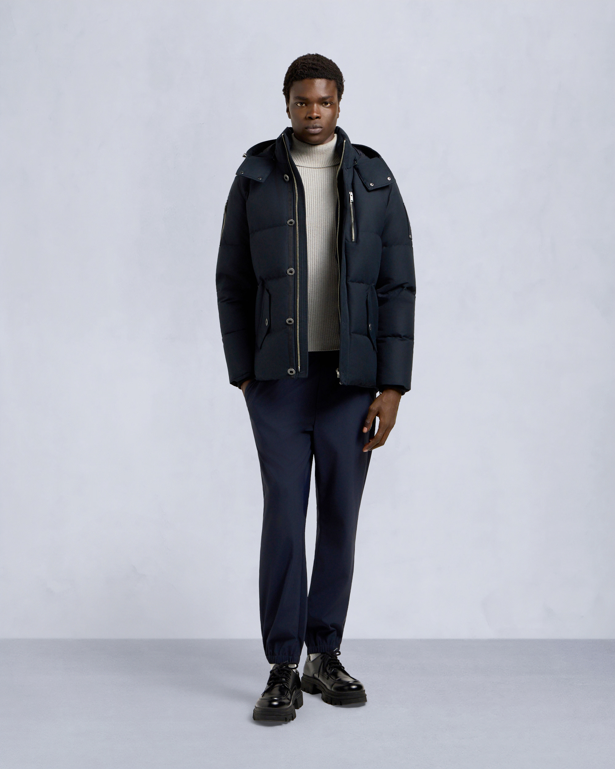ORIGINAL NEOSHEAR 3Q JACKET-NAVY/NATURAL