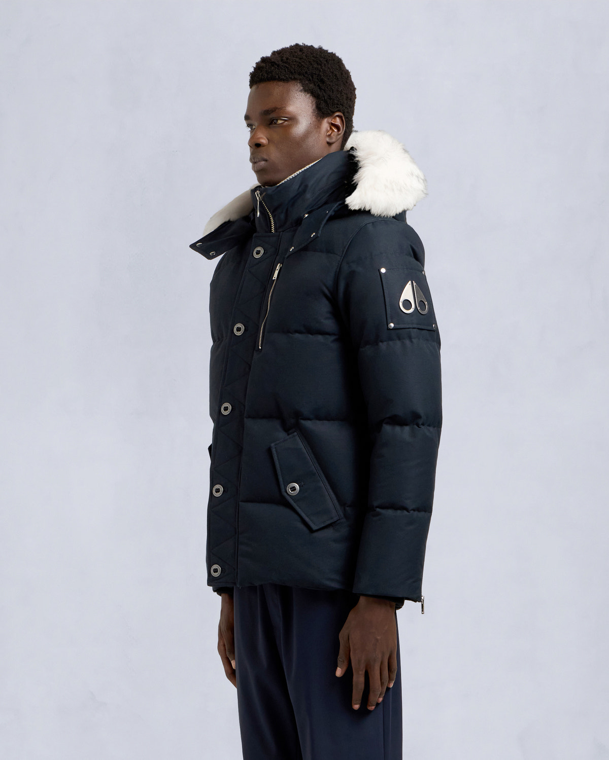 ORIGINAL NEOSHEAR 3Q JACKET-NAVY/NATURAL