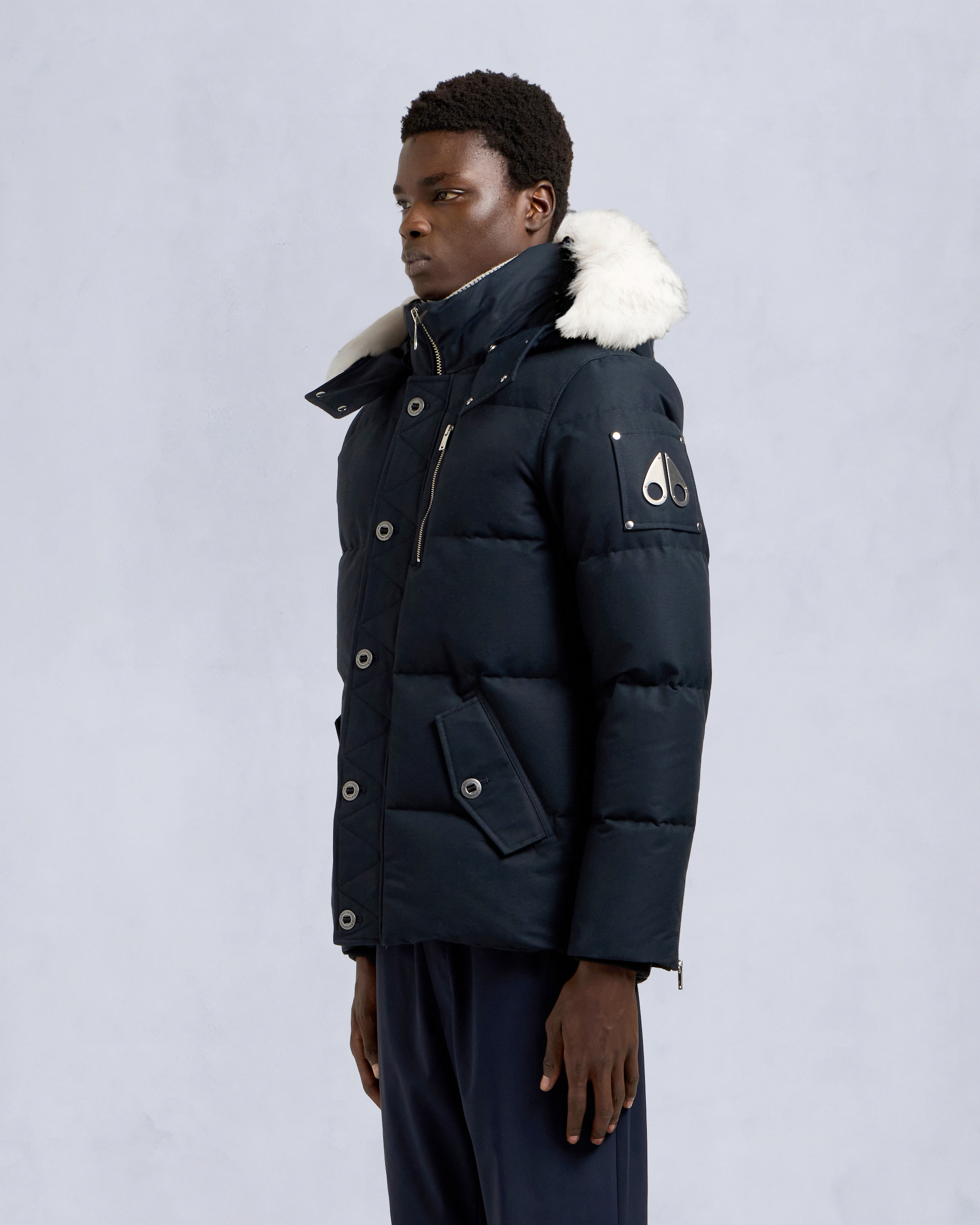 ORIGINAL NEOSHEAR 3Q JACKET-NAVY/NATURAL