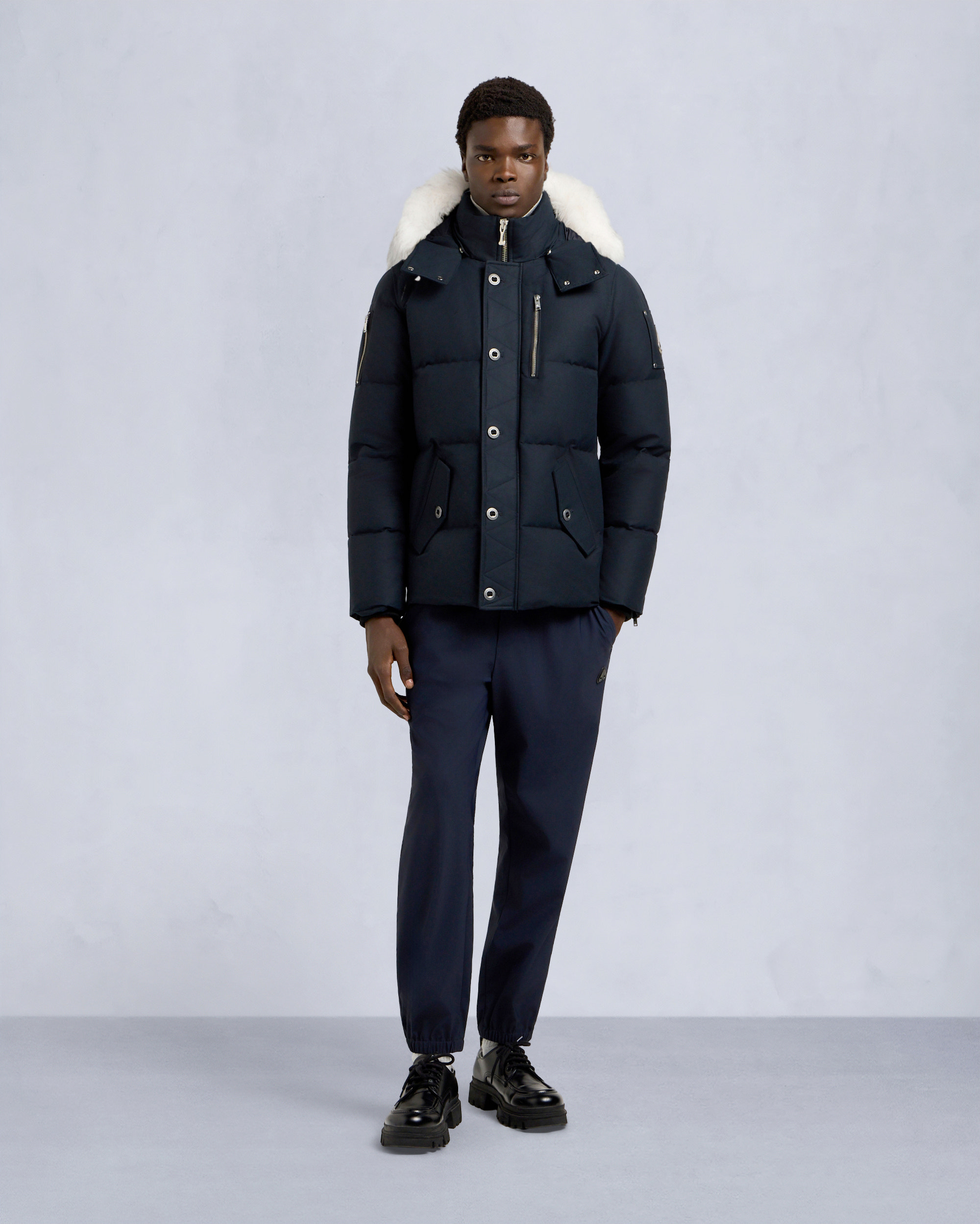 ORIGINAL NEOSHEAR 3Q JACKET-NAVY/NATURAL