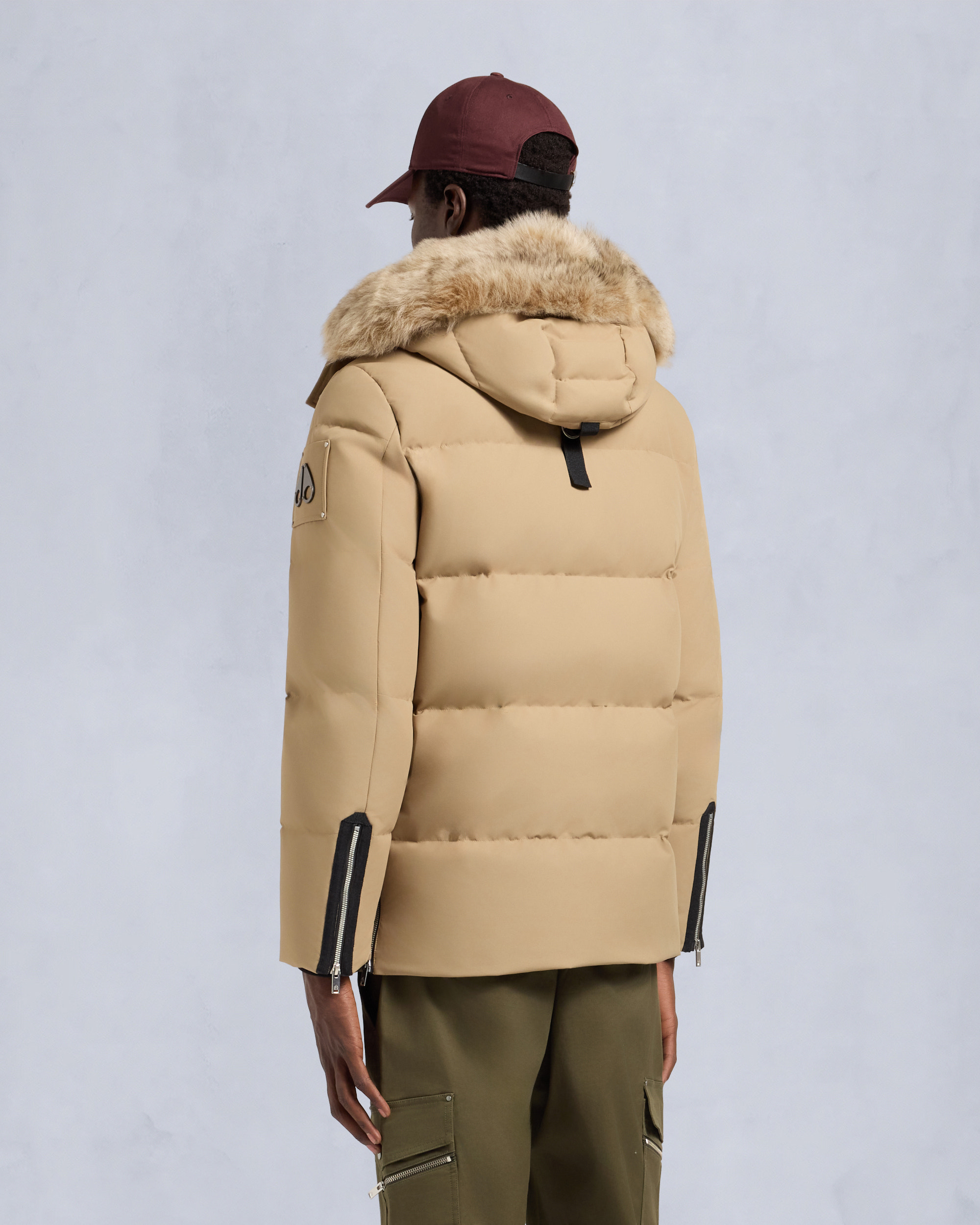 CLOUD 3Q SHEARLING JACKE-DUNE/BRONZE