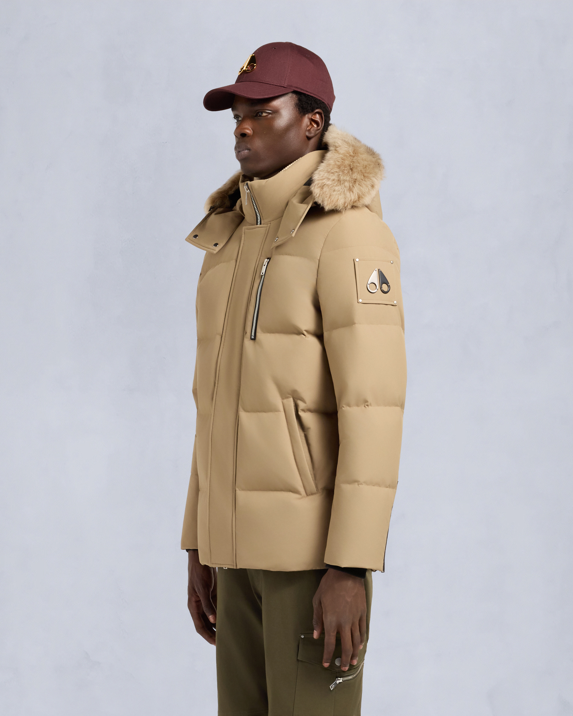 CLOUD 3Q SHEARLING JACKE-DUNE/BRONZE