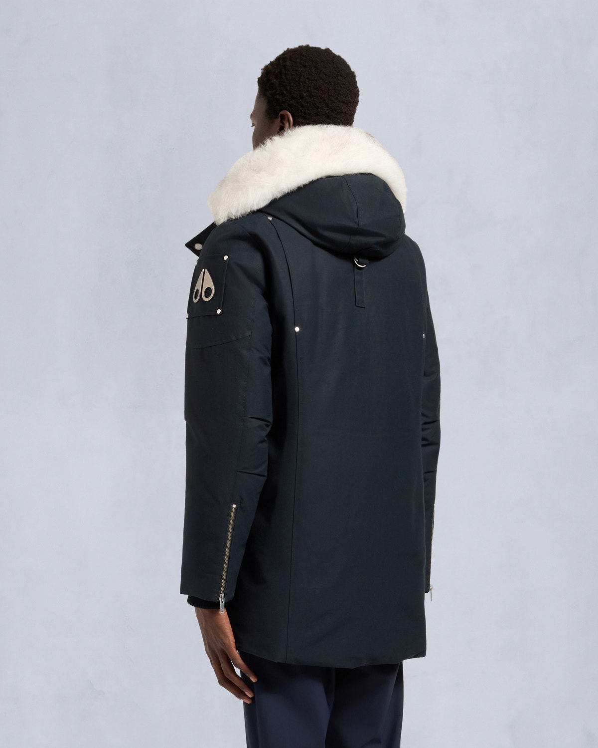 ORIGINAL STIRLING NEOSHEAR PARKA -NAVY/NATURAL