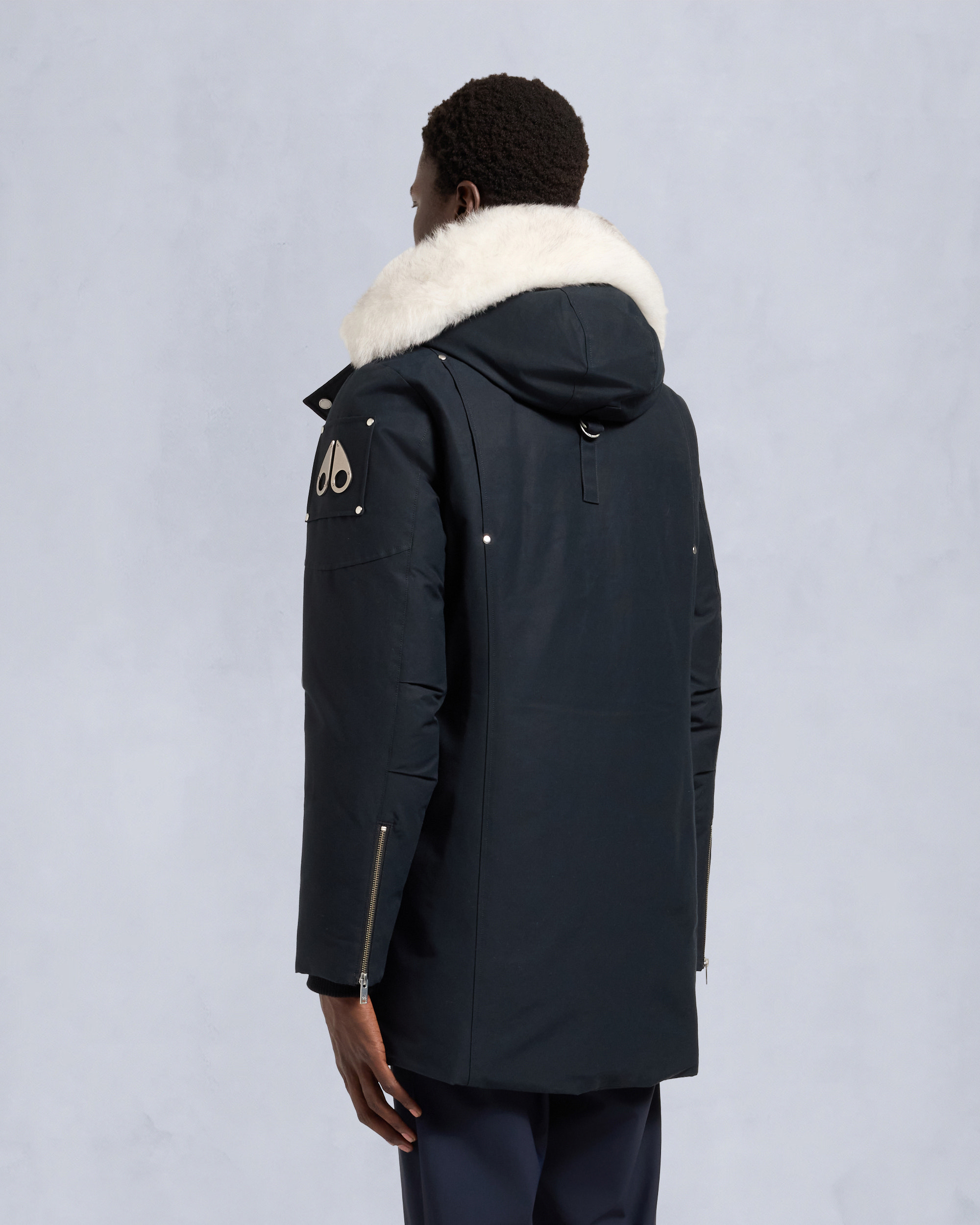 ORIGINAL STIRLING NEOSHEAR PARKA -NAVY/NATURAL