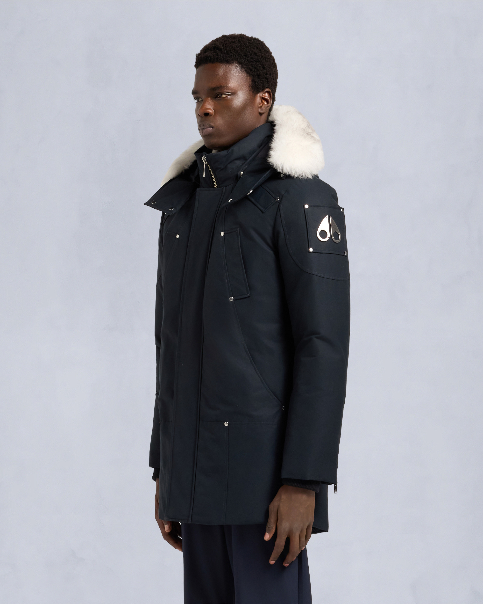 ORIGINAL STIRLING NEOSHEAR PARKA -NAVY/NATURAL
