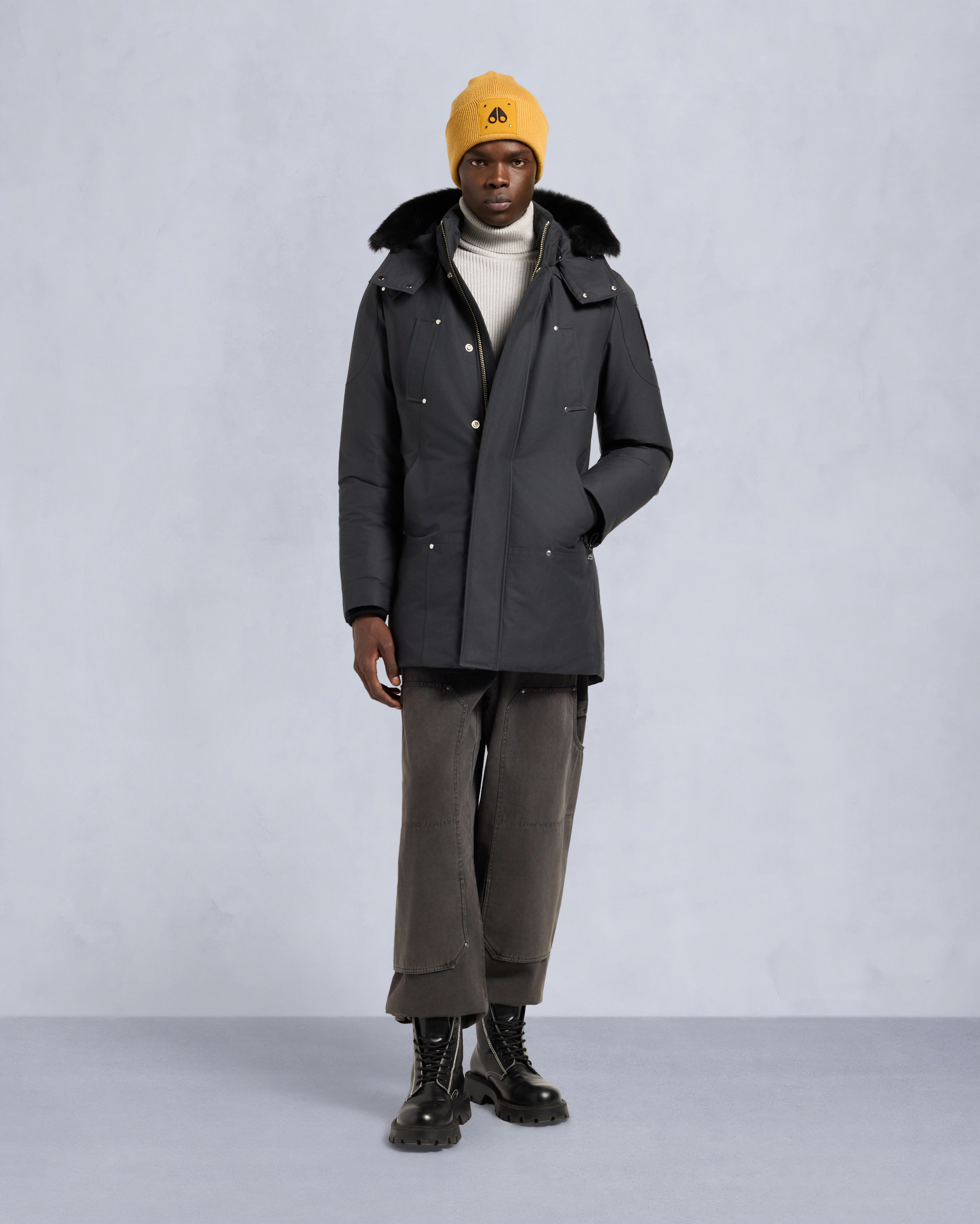 ORIGINAL STIRLING NEOSHEAR PARKA -CEMENT/BLACK