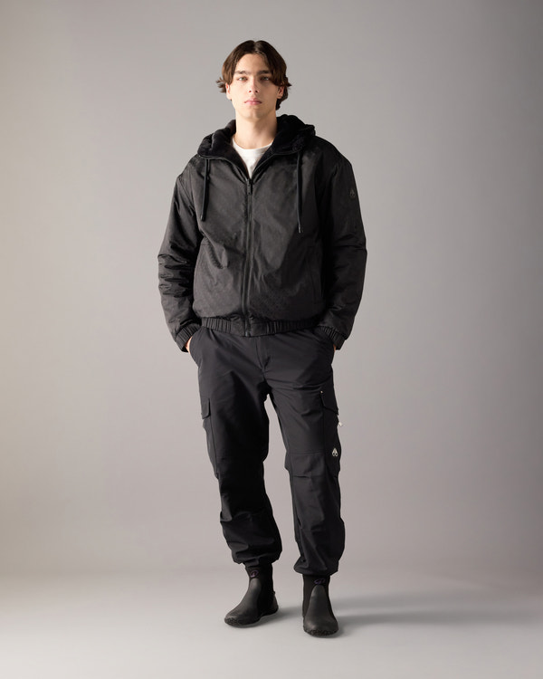 BORDEN BUNNY REVERSIBLE JACKET-BLACK MONOGRAM