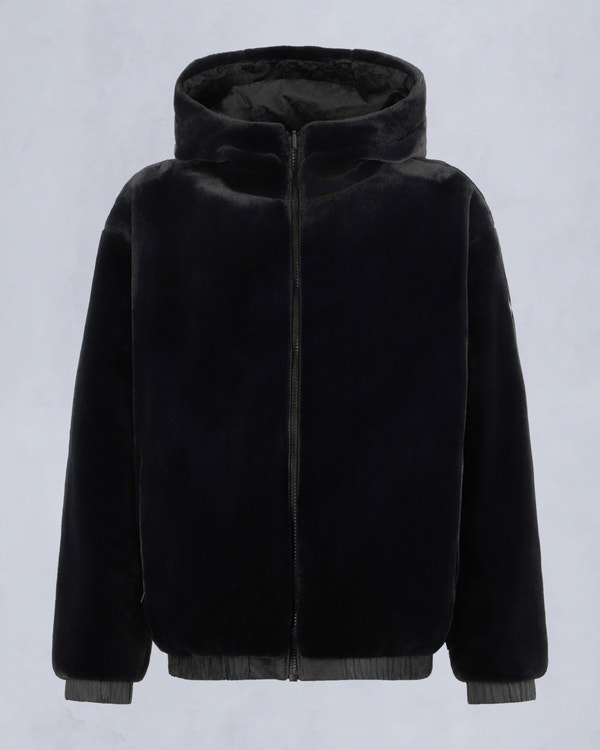 BORDEN REVERSIBLE BUNNY-BLACK/BLACK MONOGRAM