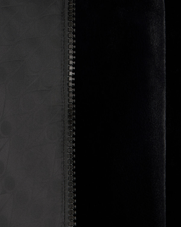 BORDEN REVERSIBLE BUNNY-BLACK/BLACK MONOGRAM