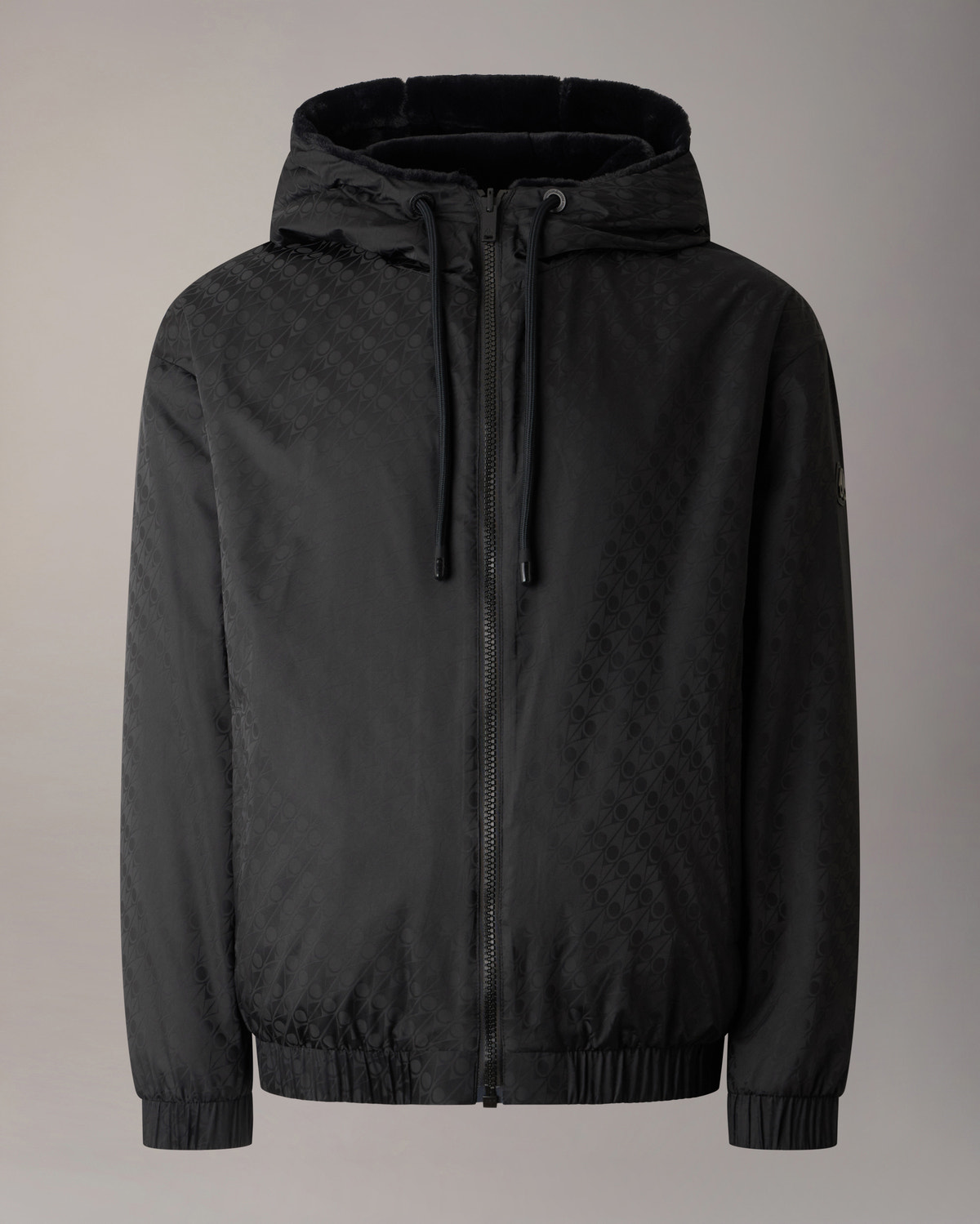 BORDEN BUNNY REVERSIBLE JACKET-BLACK MONOGRAM