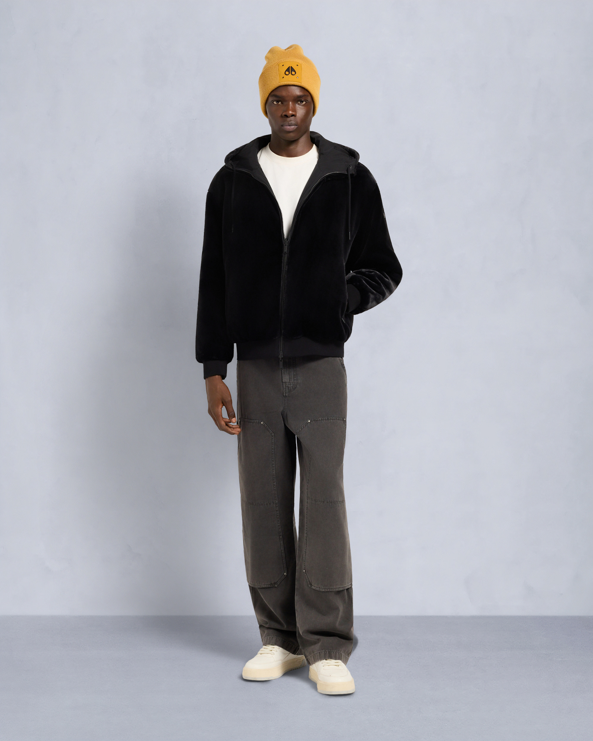 ROLAND REVERSIBLE BUNNY-BLACK
