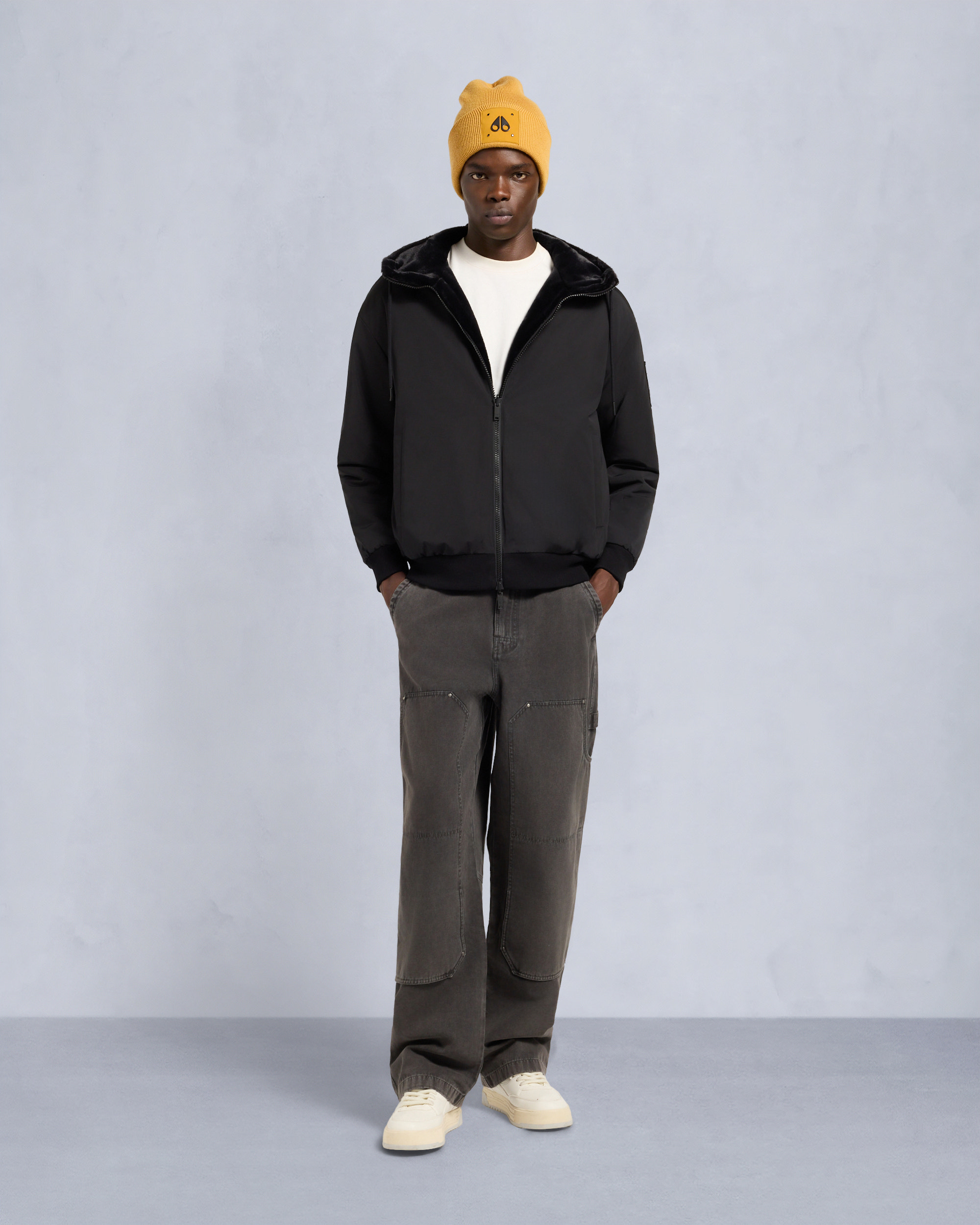 ROLAND REVERSIBLE BUNNY-BLACK