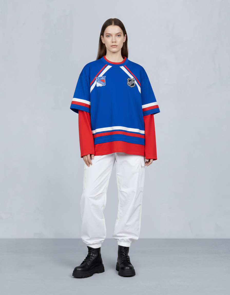 NHL X MOOSE KNUCKLES RANGERS TEE