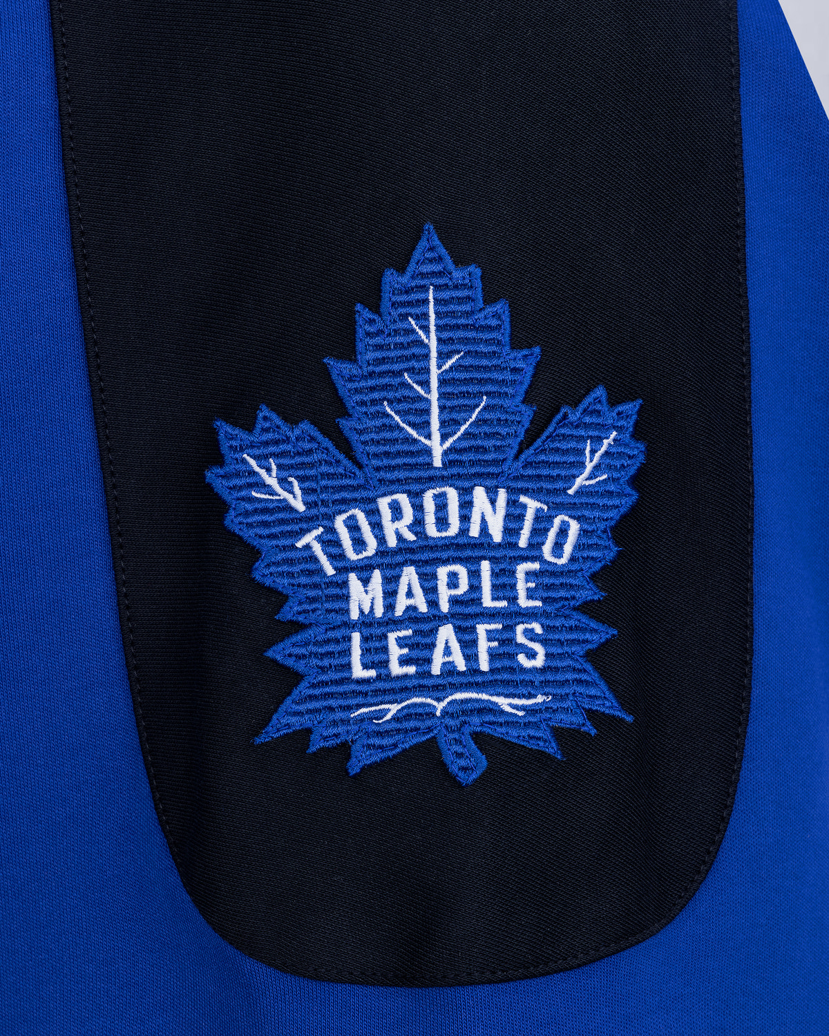 NHL X MOOSE KNUCKLES MAPLE LEAFS JERSEY-BLUE/BLACK/BONE