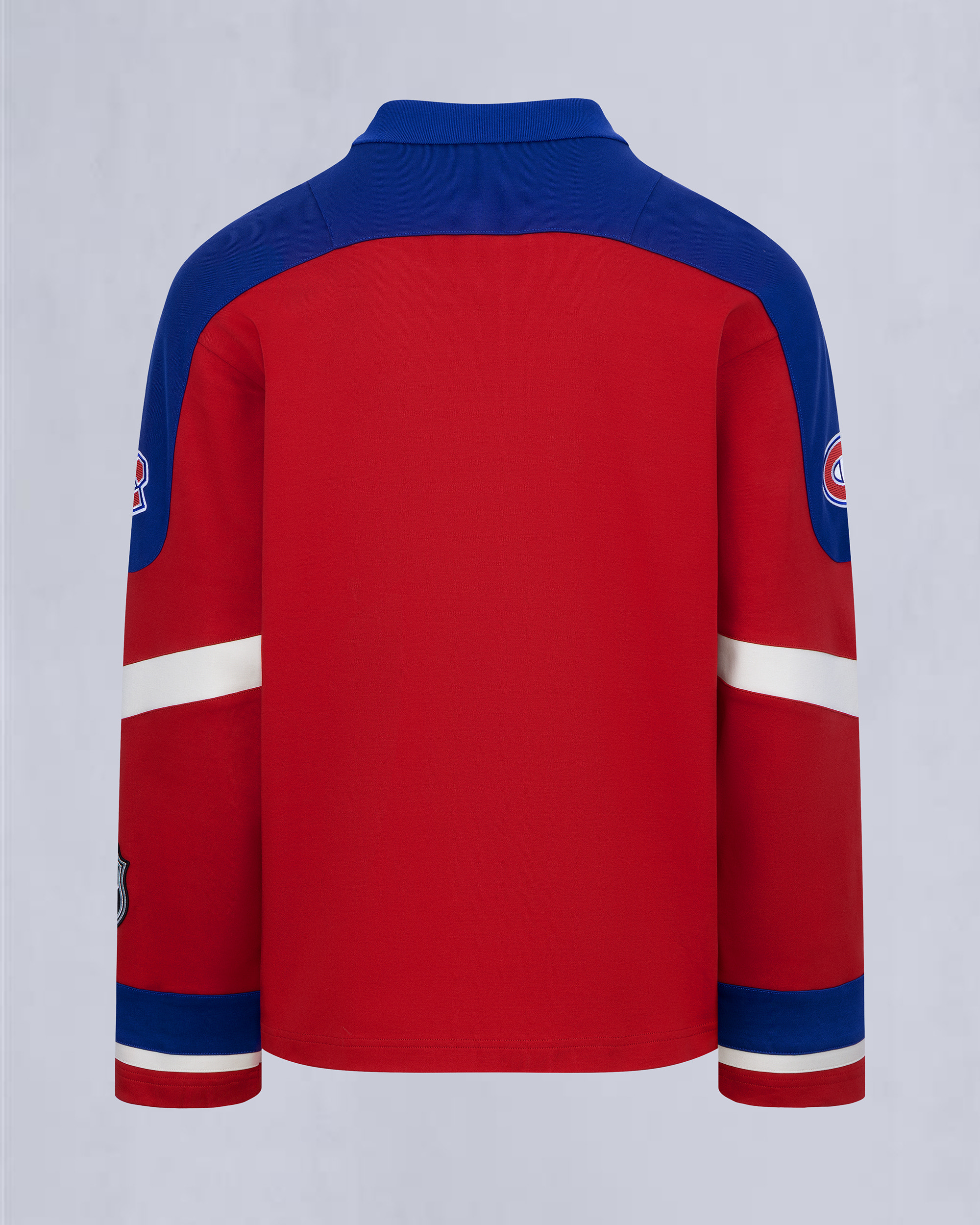 NHL X MOOSE KNUCKLES CANADIENS POLO-CANADIEN RED/BLUE/BONE