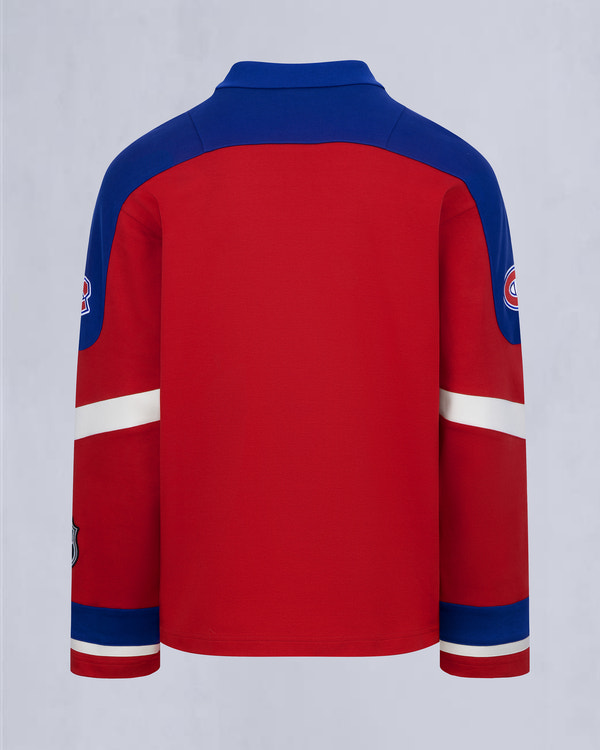 NHL X MOOSE KNUCKLES CANADIENS POLO-CANADIEN RED/BLUE/BONE