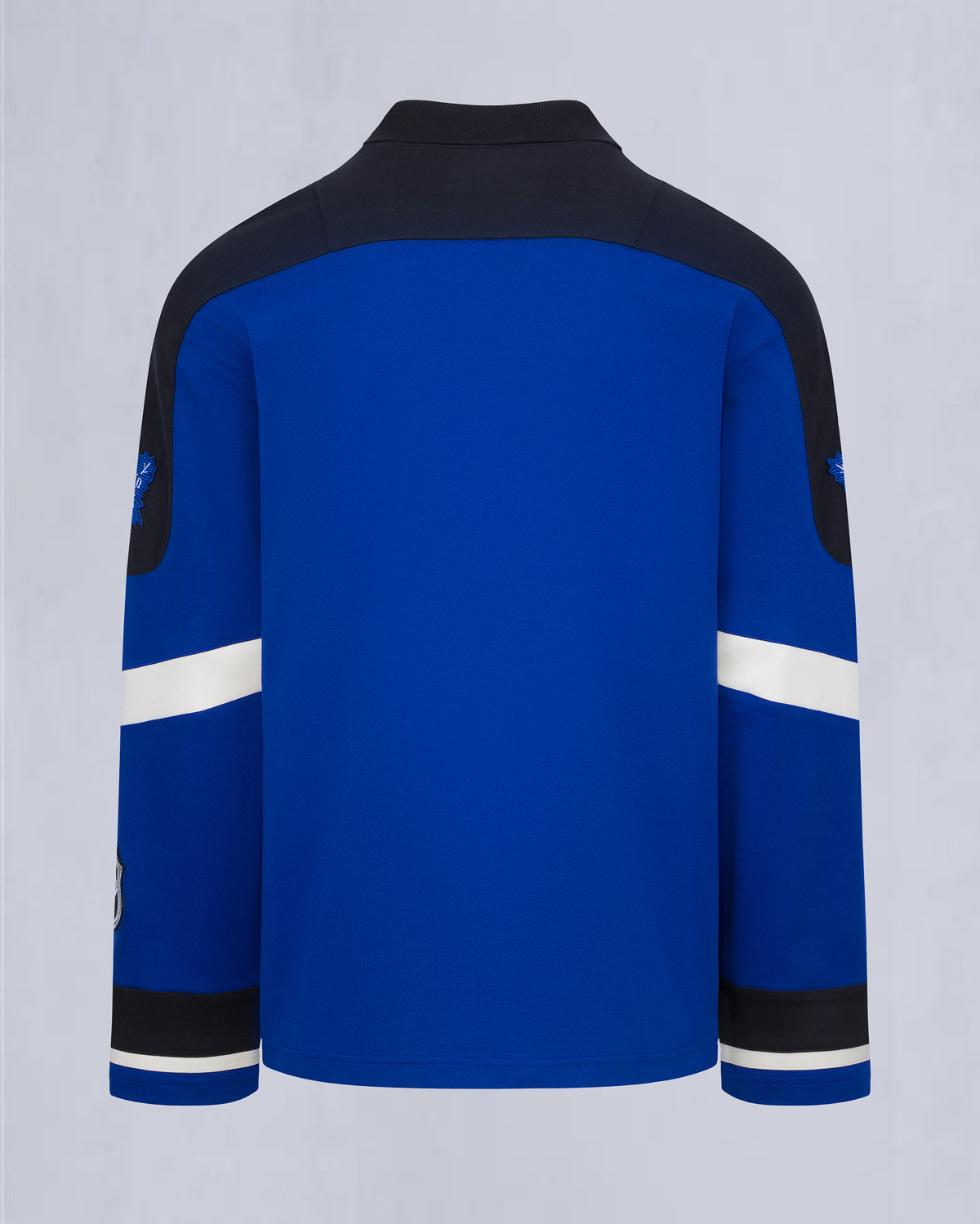 NHL X MOOSE KNUCKLES MAPLE LEAFS JERSEY-BLUE/BLACK/BONE
