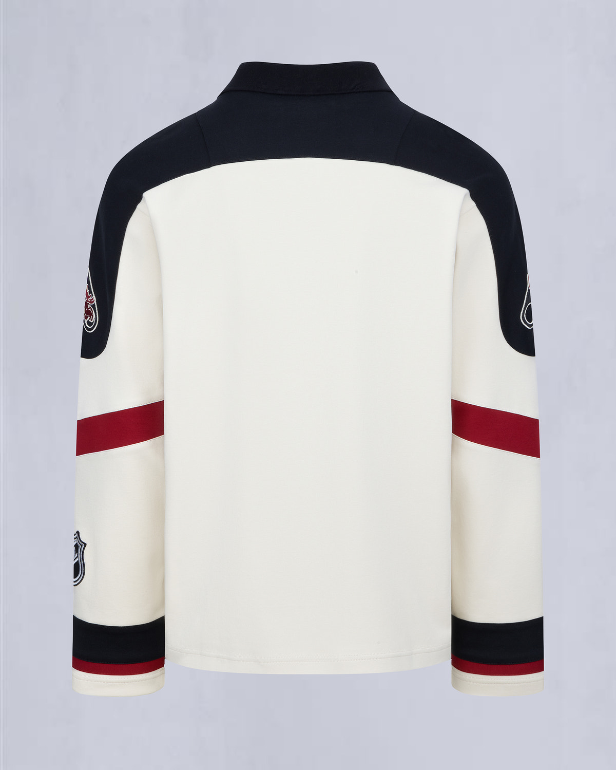 NHL X MOOSE KNUCKLES TEAM POLO-BLACK/SUMAC/BONE