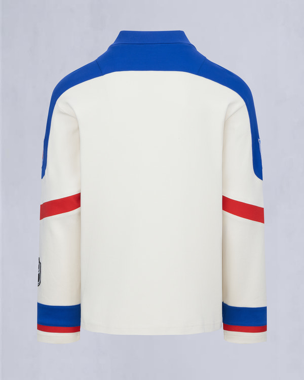 NHL X MOOSE KNUCKLES RANGERS JERSEY-BONE/RANGERS BLUE/RED