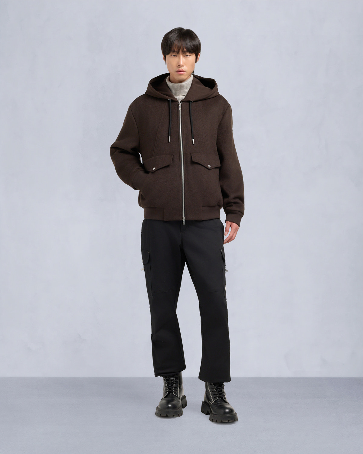 ELLINGTON BOMBER JACKET-ESPRESSO/ESPRESSO