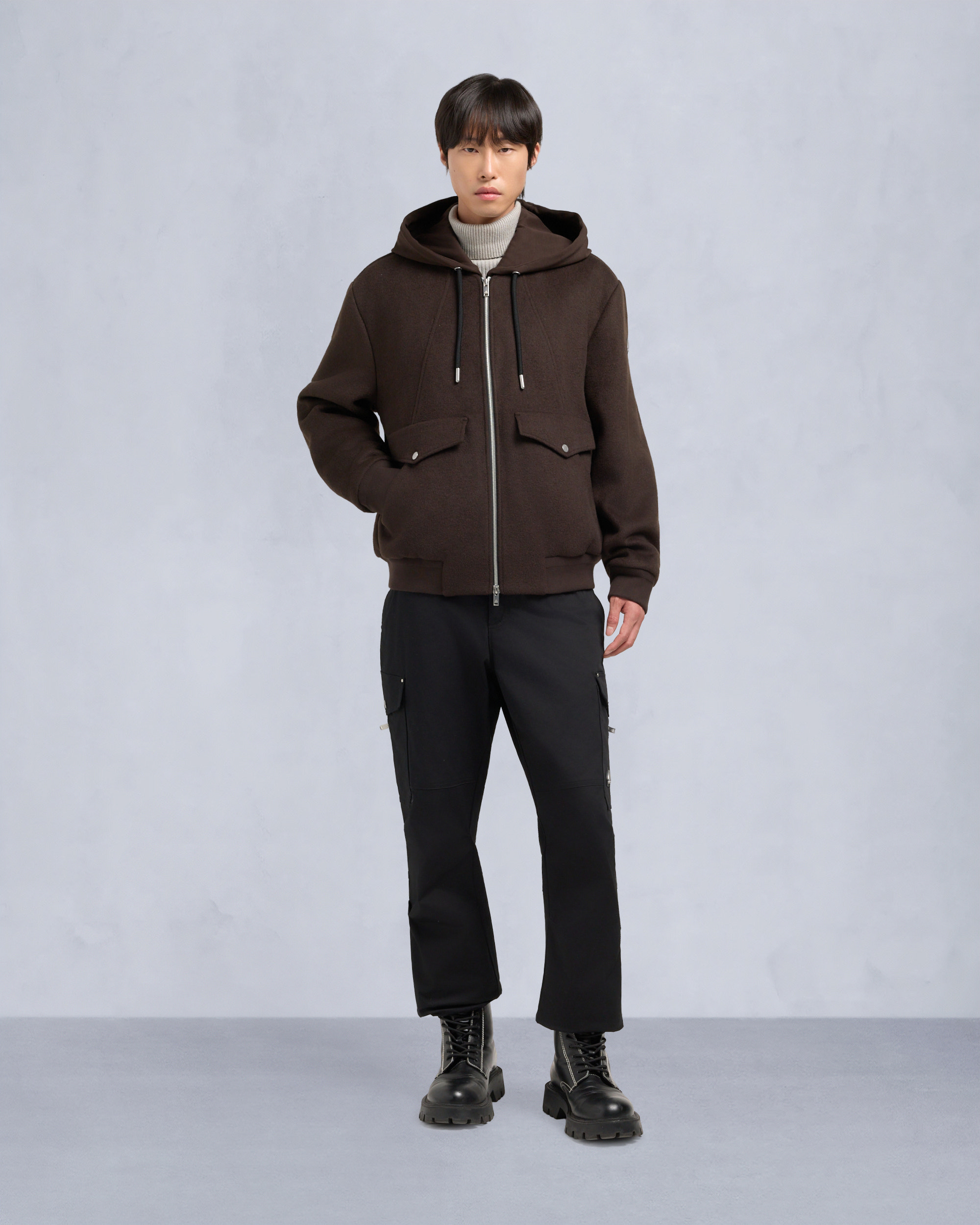 ELLINGTON BOMBER JACKET-ESPRESSO/ESPRESSO