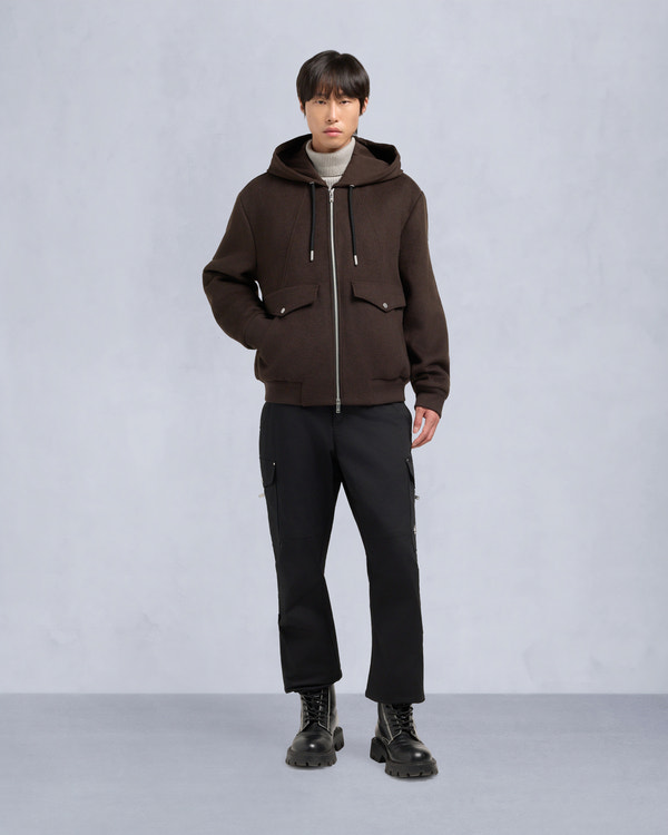 ELLINGTON BOMBER JACKET-ESPRESSO/ESPRESSO