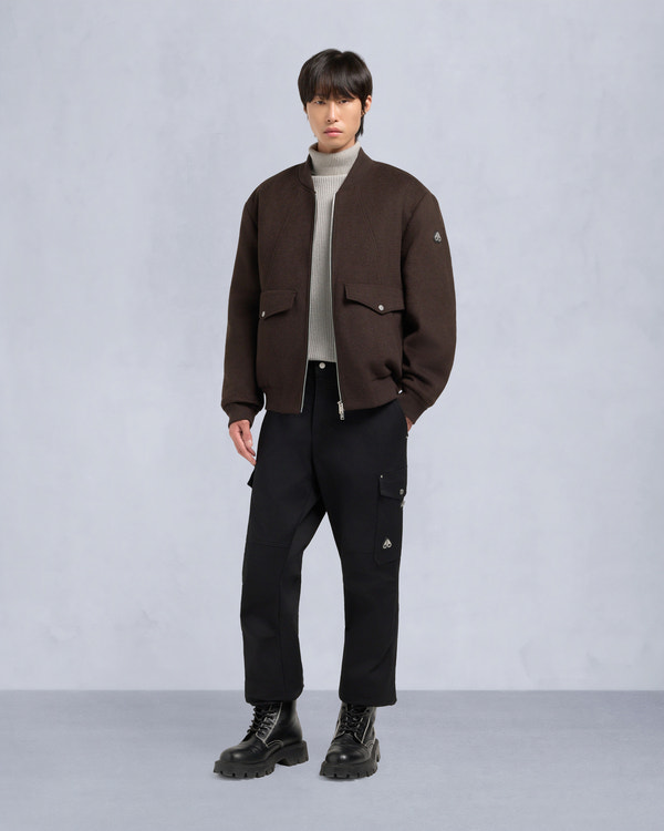 ELLINGTON BOMBER JACKET-ESPRESSO/ESPRESSO