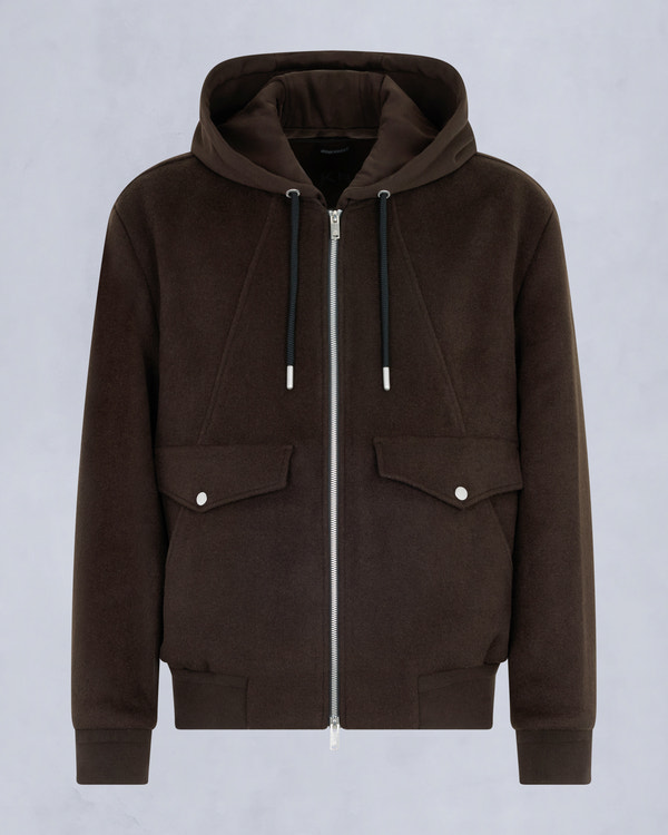 ELLINGTON BOMBER JACKET-ESPRESSO/ESPRESSO