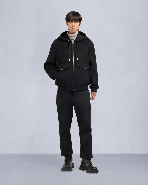 BLOUSON AVIATEUR ELLINGTON-NOIR/NOIR