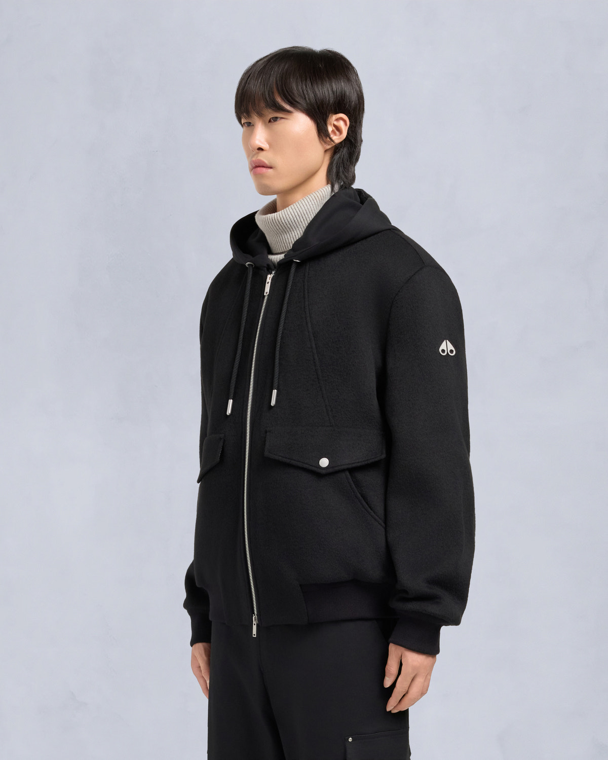 BLOUSON AVIATEUR ELLINGTON-NOIR/NOIR