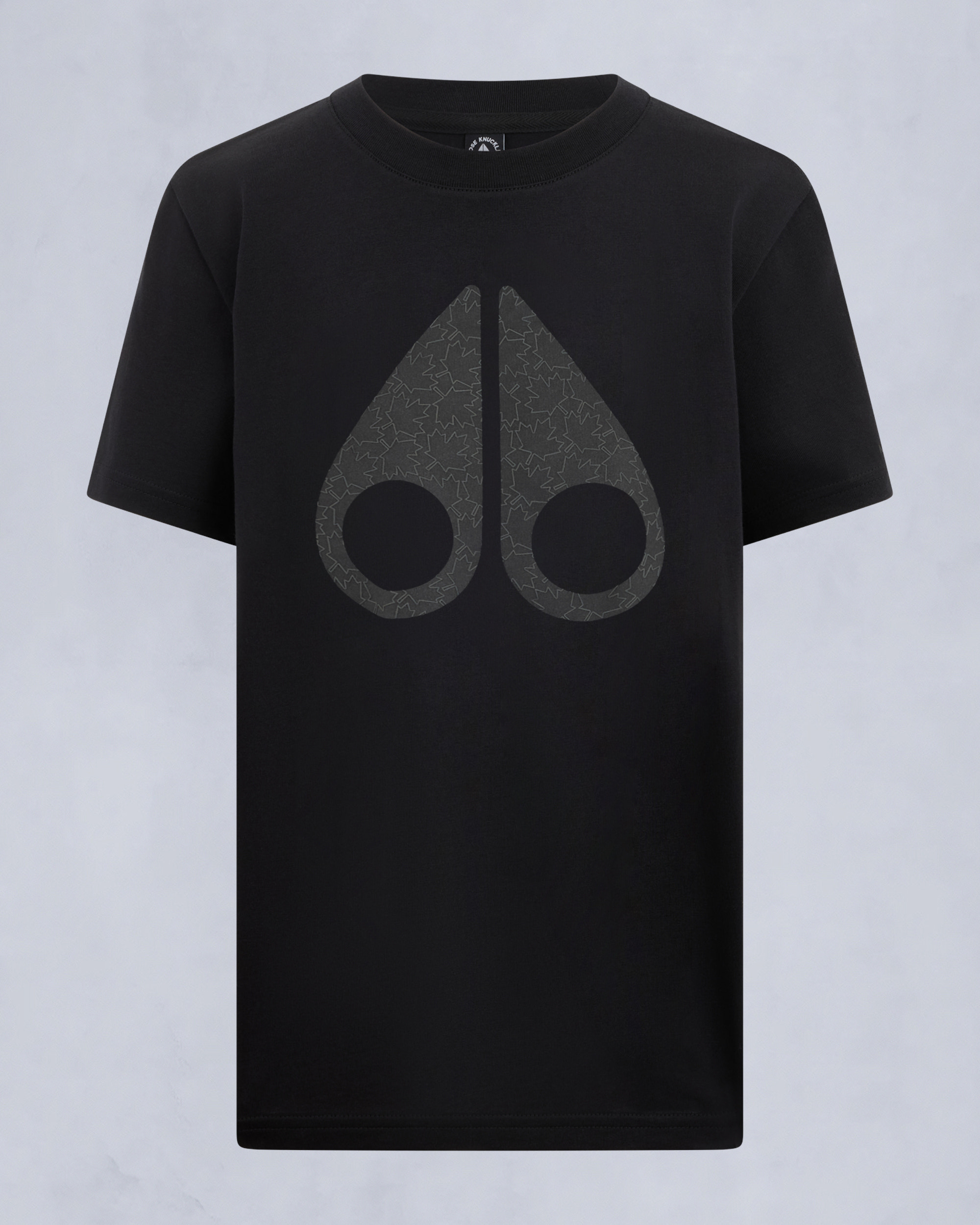 KIDS UNISEX CHAMBLEE LEAF TEE-BLACK