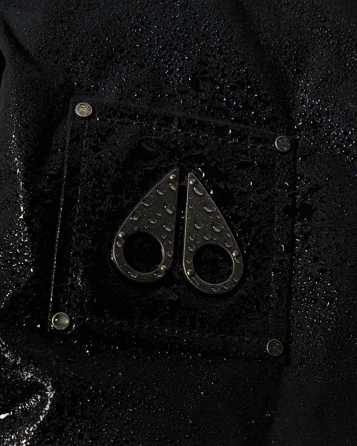 BLOUSON AVIATEUR EN DUVET ET FOURRURE PIONEER-NOIR