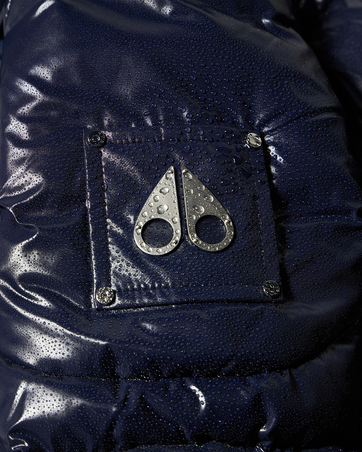 PARKA 3Q EN DUVET CELESTIA-BLEU MARINE